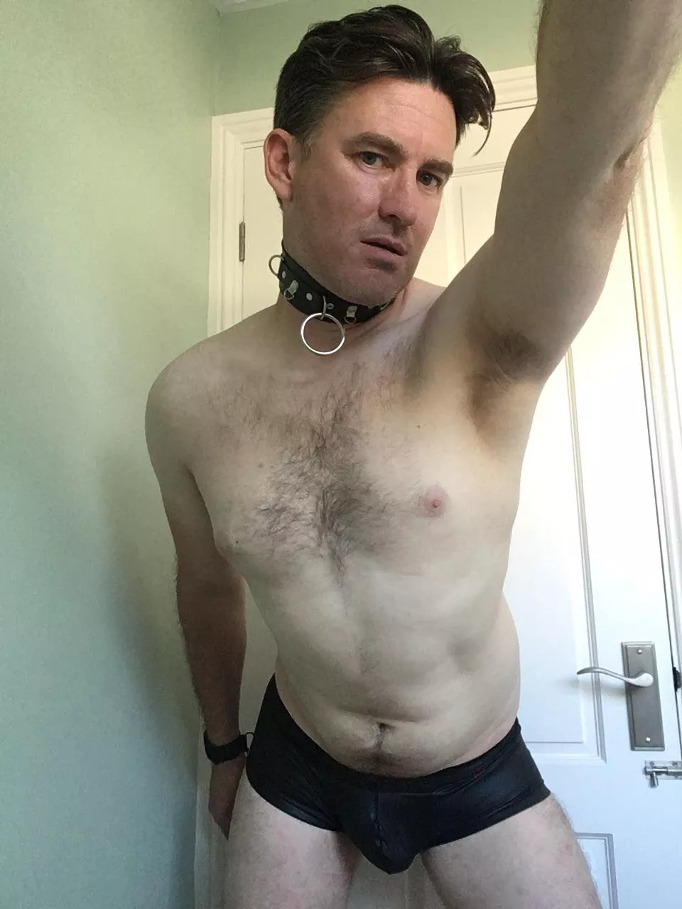 I’m doing some housework for Mistress tonight, she picked this outfit for me to do it in and I love it!