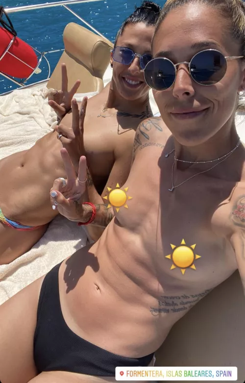 Jennifer Hermoso and Lola Gallardo - Spain Women’s Football Team