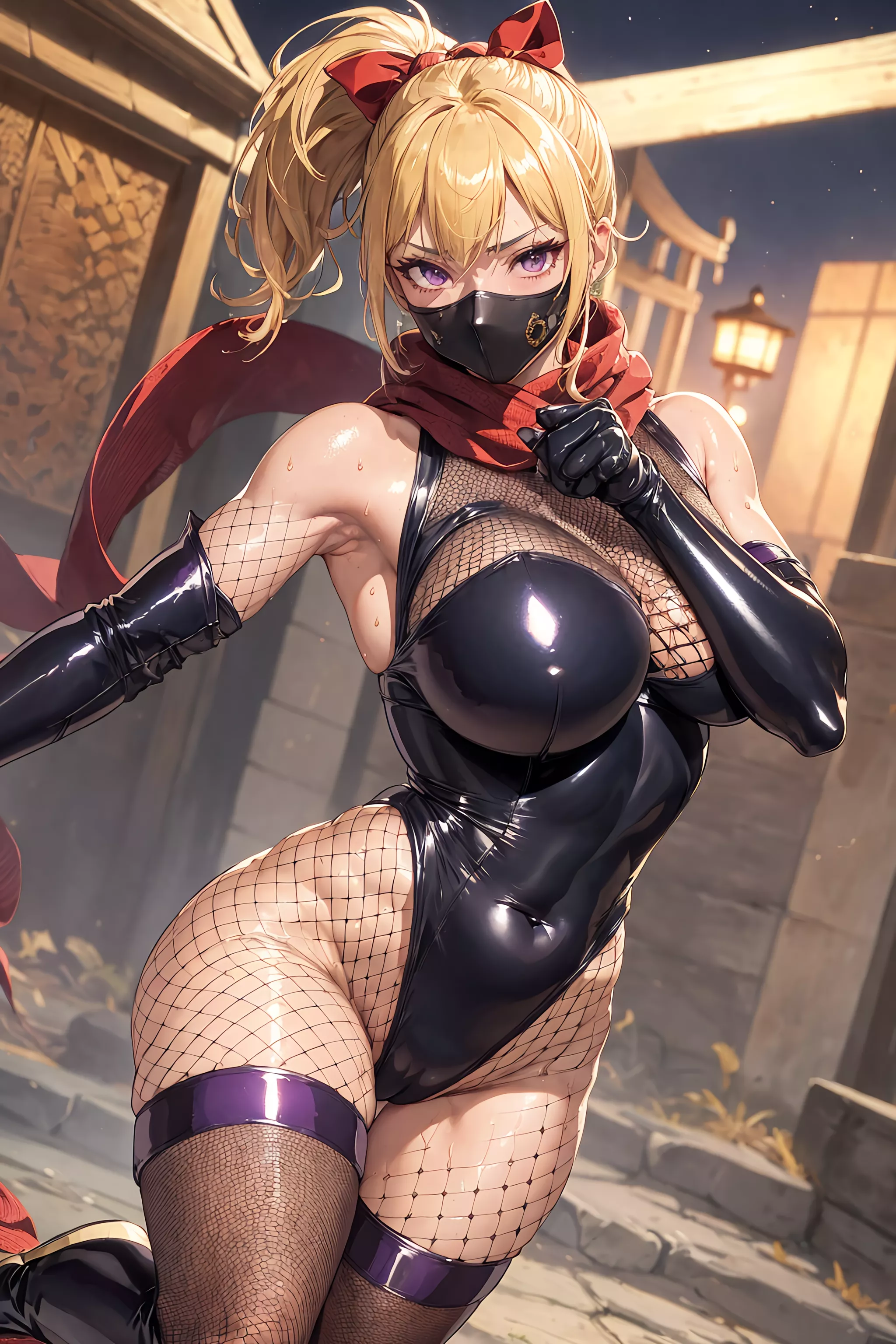 Kunoichi in Fish Nets/Latex