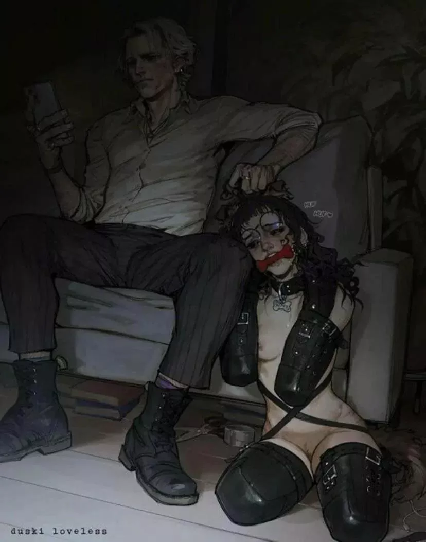 Looking for a slave to be in her place, tied near my knees, trained to be fucked and suck at my command. One who could take some good slapping.