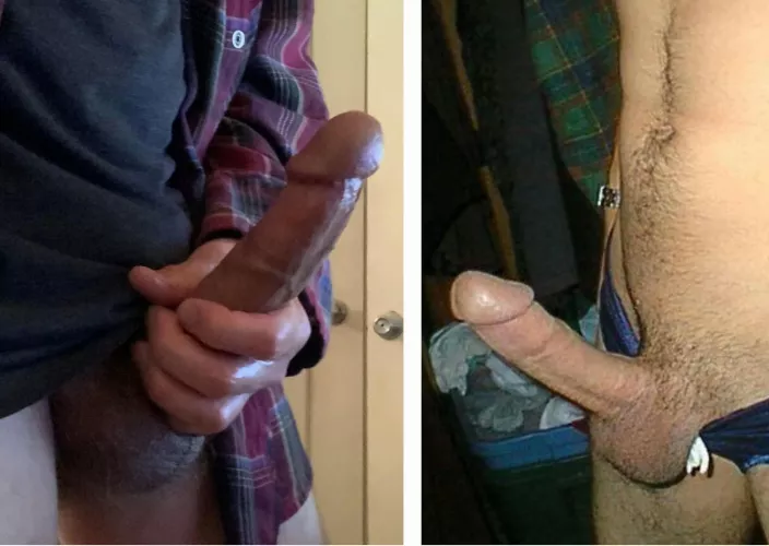 My best friend claims to have 8 inches of cock, you think he's telling the truth? Vs my size