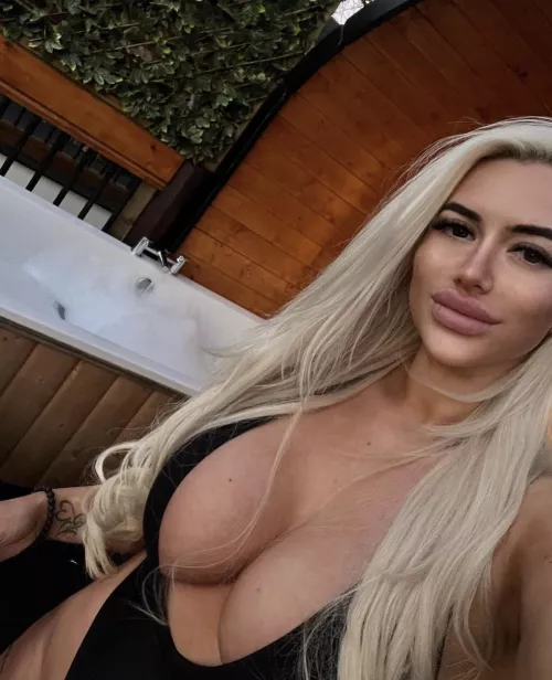 Ready for her spa treatment