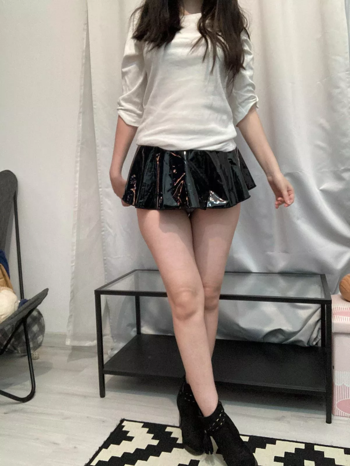 Sexy legs with skirt