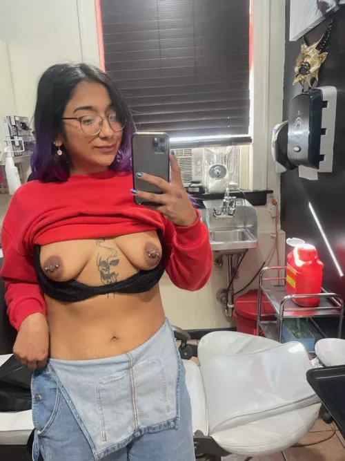 She could be a suicide girl.