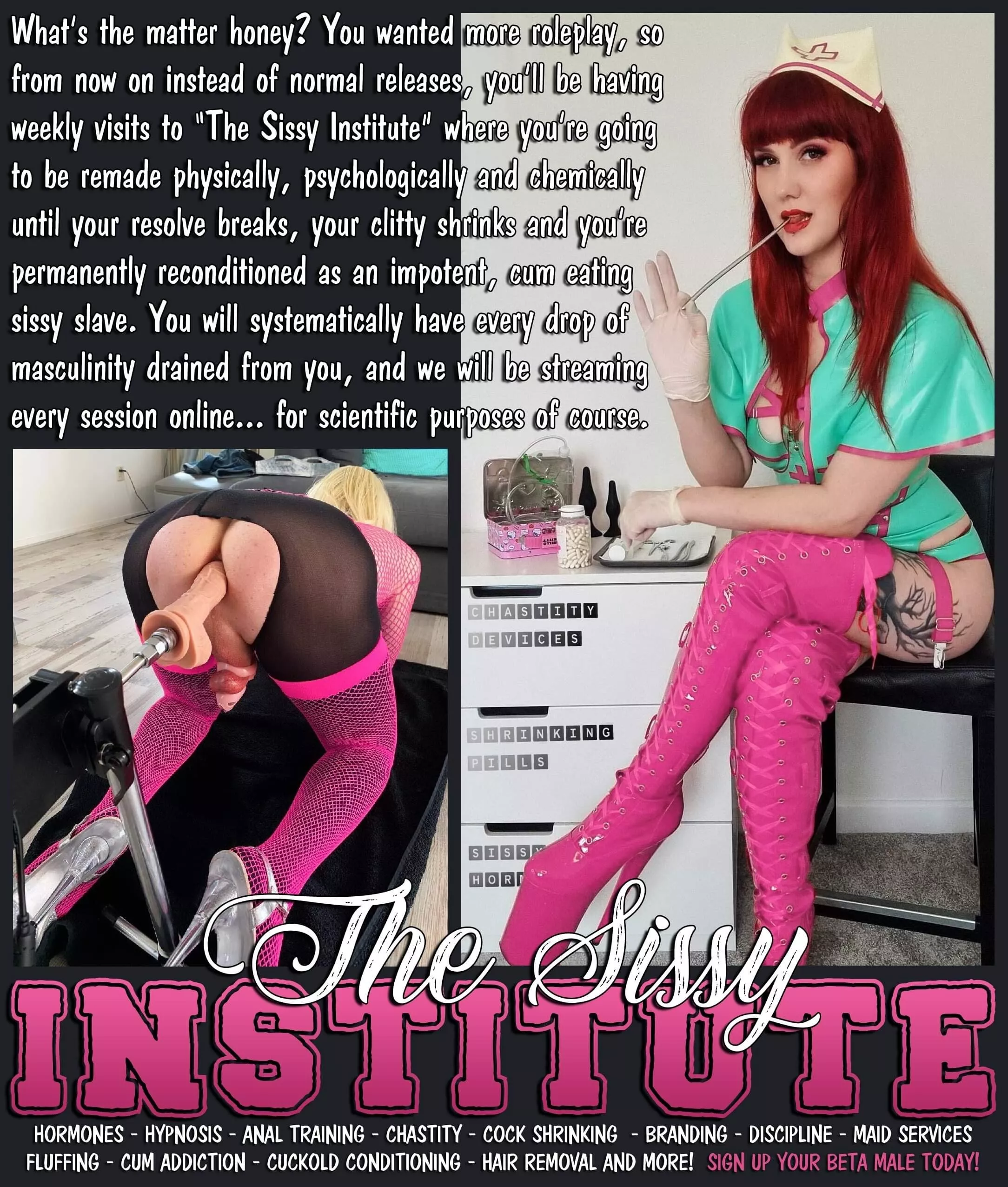SISSY INSTITUTE [femdom] [machine] [sissy]