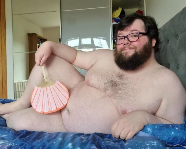 Sorry if this is too explicit but here's me in bed with a fan