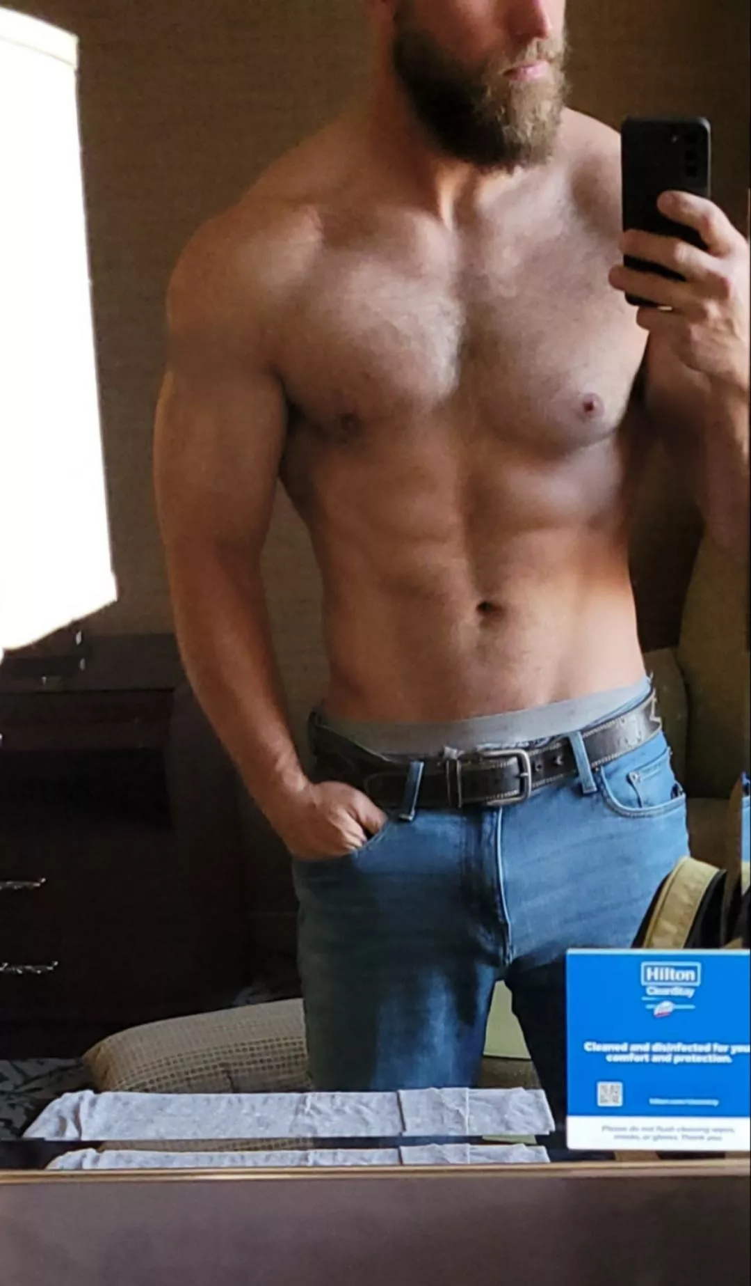 The required hotel mirror selfie [36]