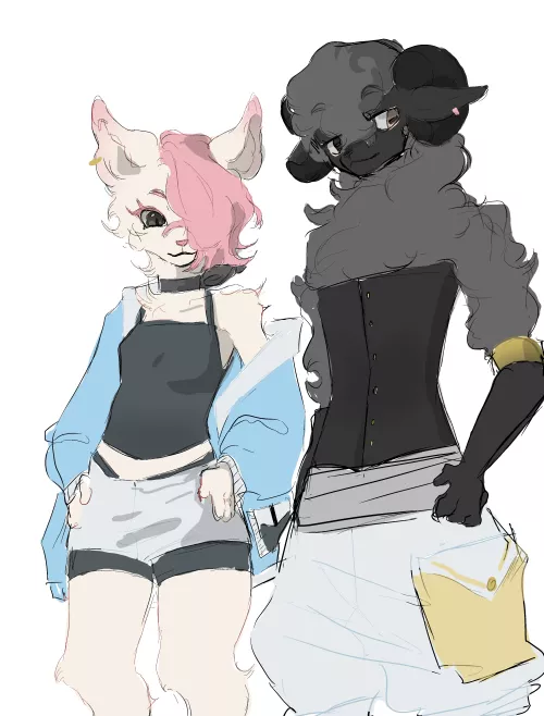 They’re best friends from a story I’m working on