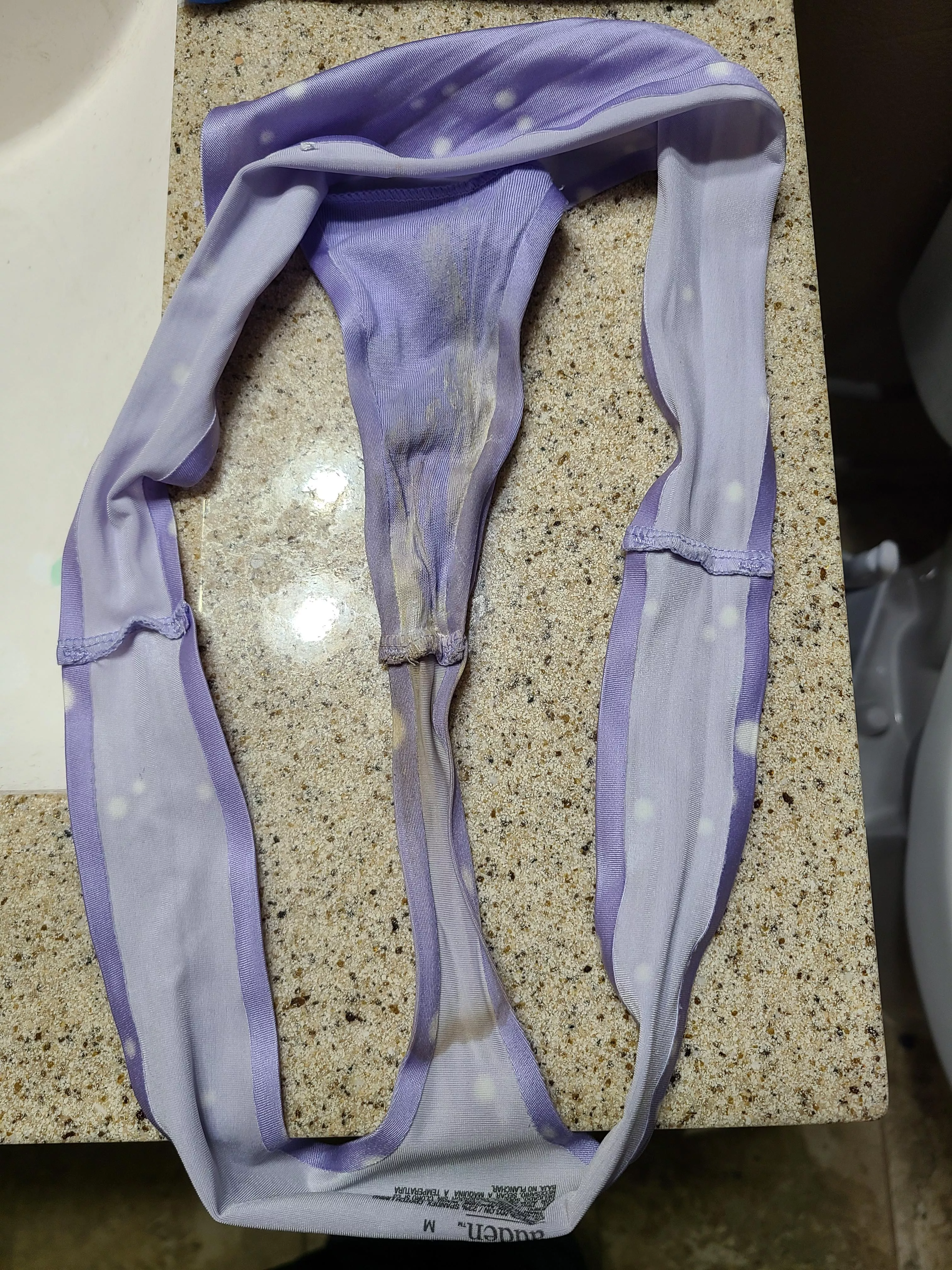 This is what my panties look like after running around all day...