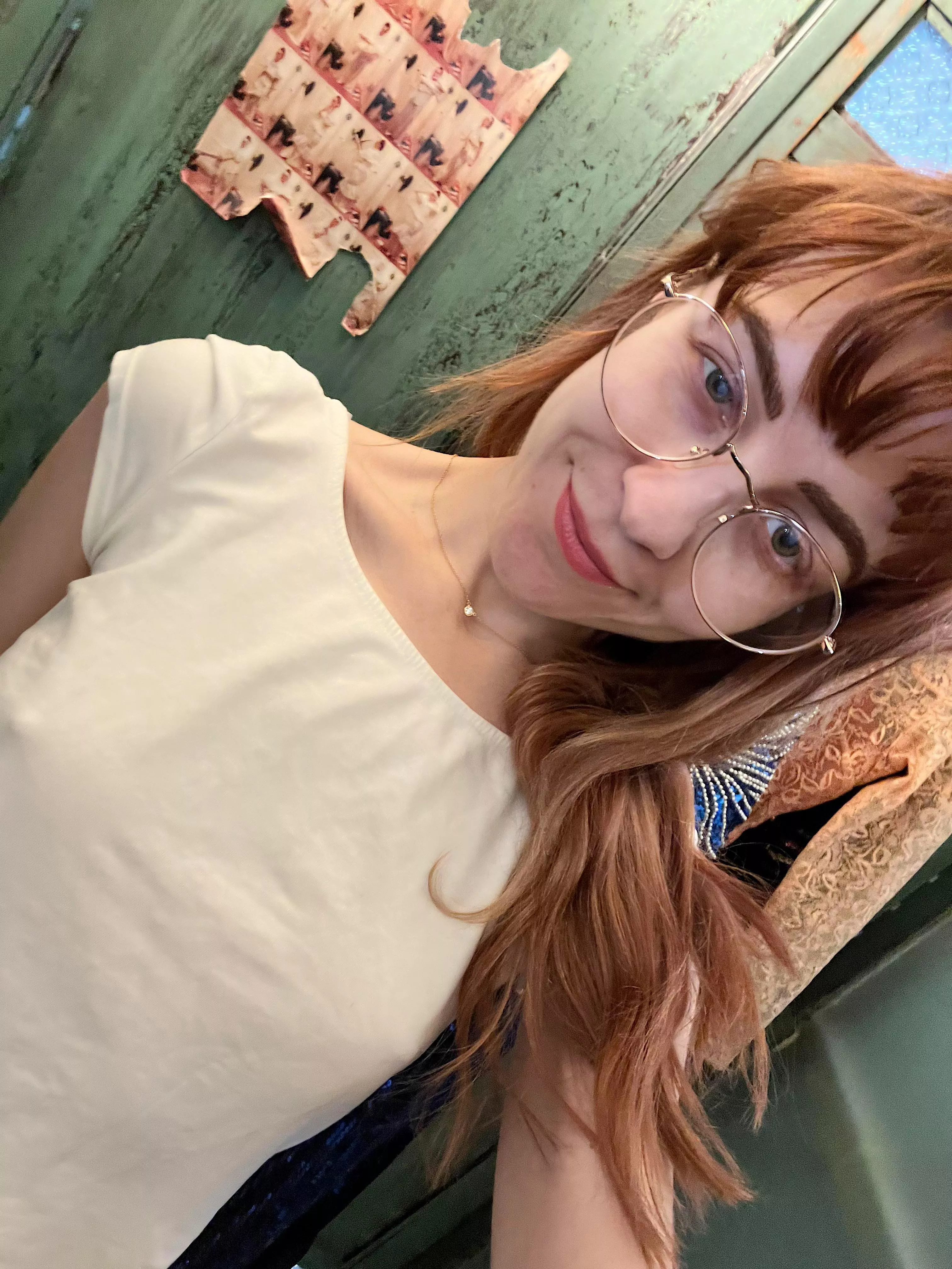 You into perky redheads in glasses? :)