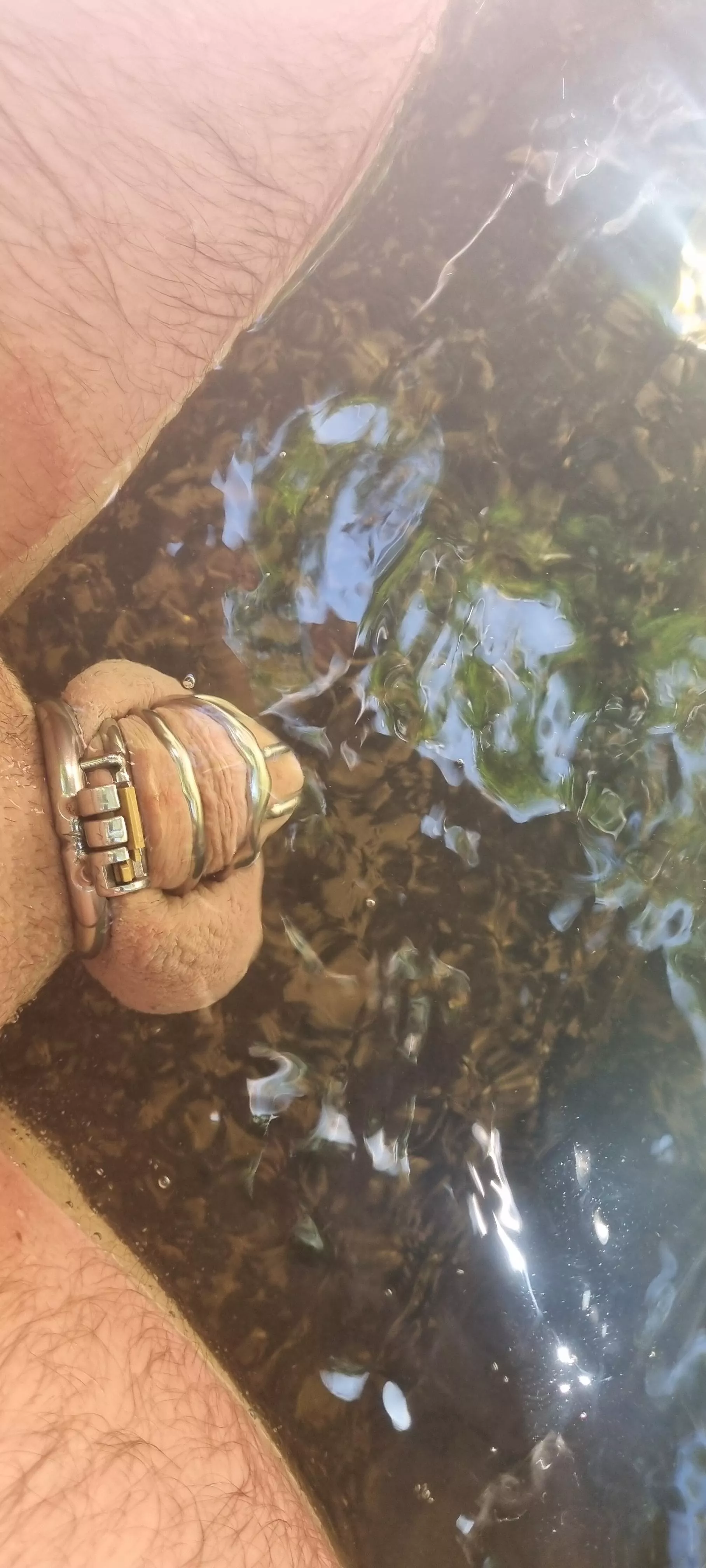 Ahhh the relief of cold water.