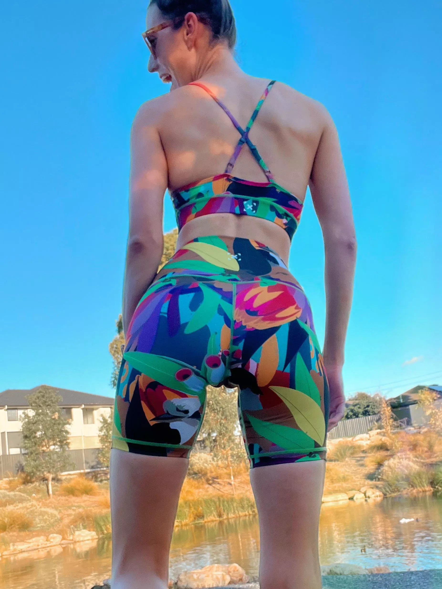 All those leg days are working wonders for my thigh gap