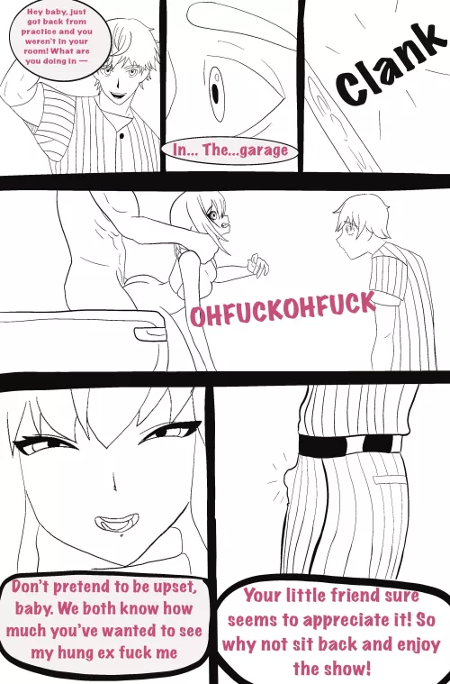 [Commission] The baseball cuck! If only your “bat” was as big as her ex’s 😂