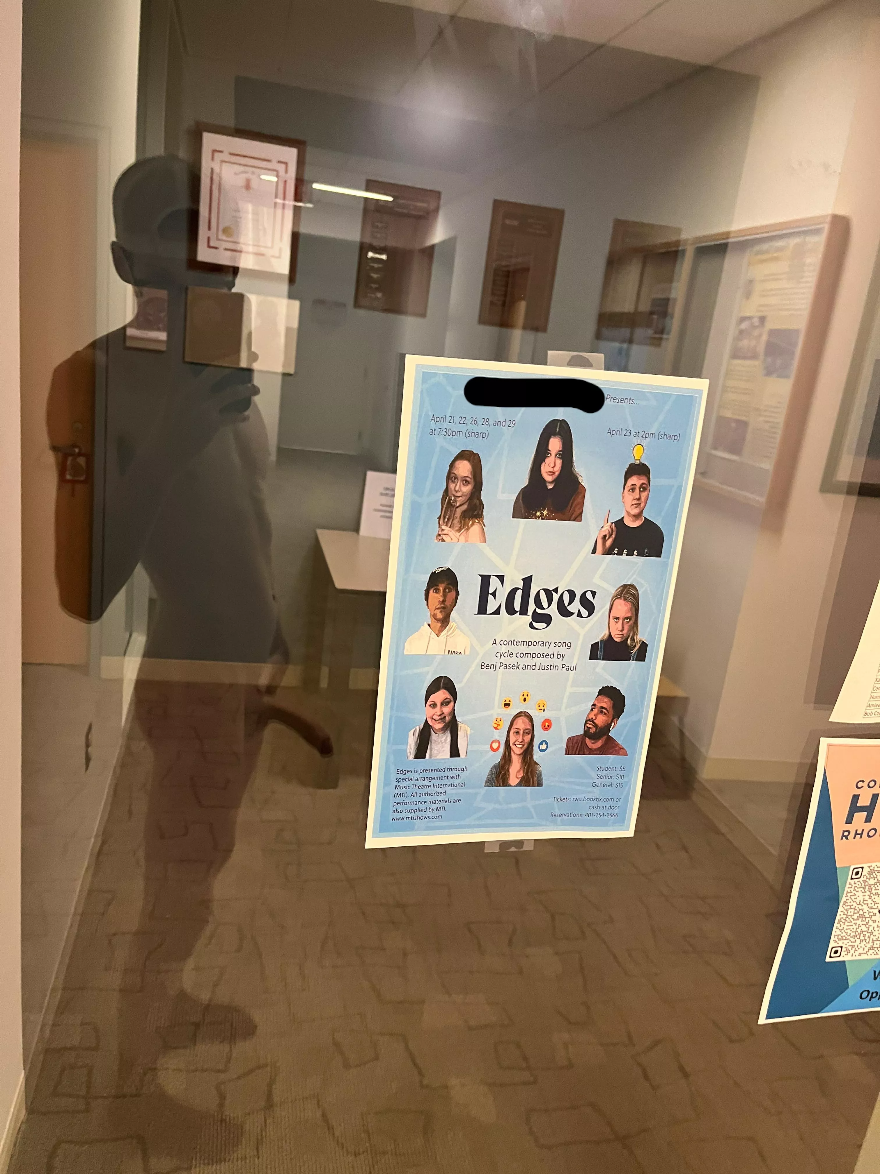 Fully nude in college classroom building