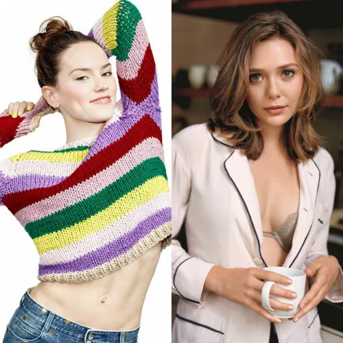 How would you want to be cucked by Daisy Ridley or Elizabeth Olsen?