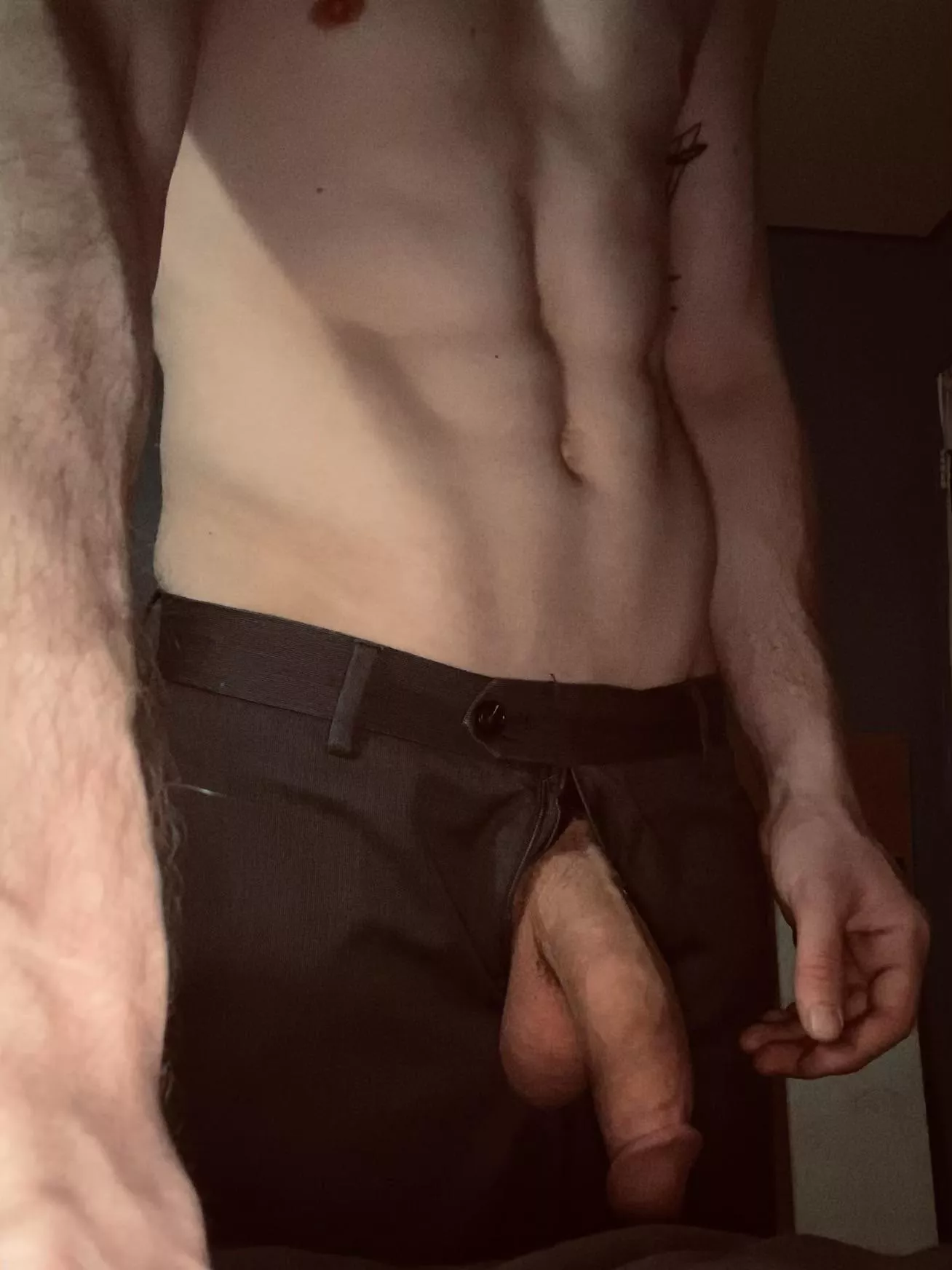 I was told I need to make friends. So here’s a picture of my cock