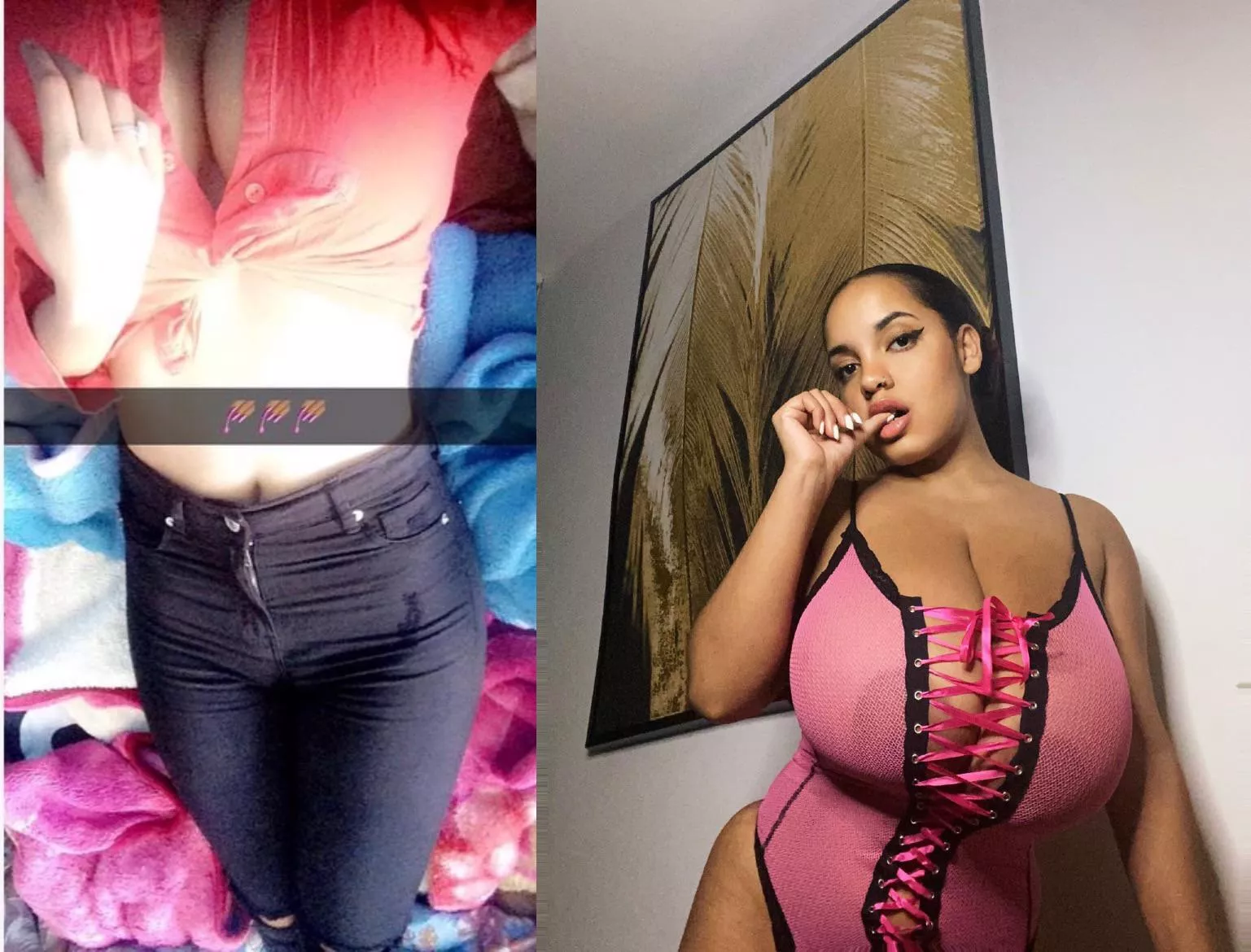 Layla’s breasts started rapidly growing with no signs of slowing down. Growing bigger by the day there’s no telling how large she’ll get. She’s a ticking time bomb that could blow at any second.