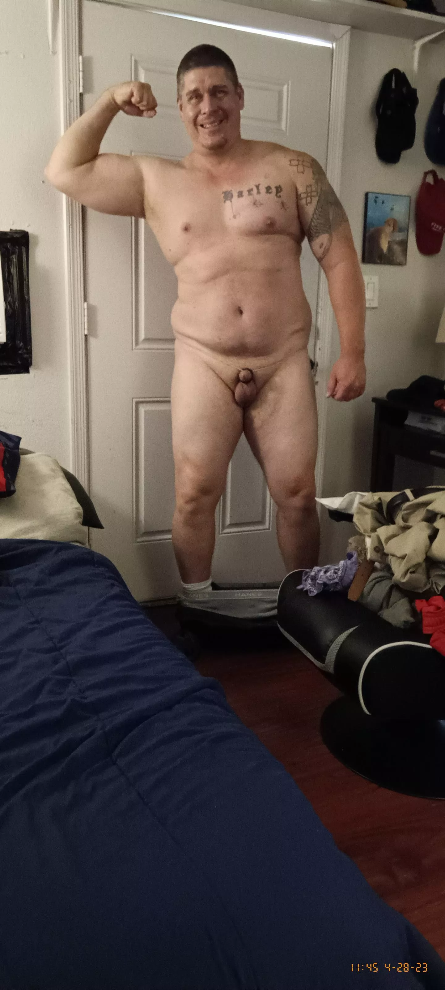 Morning selfie. Waking up strong.