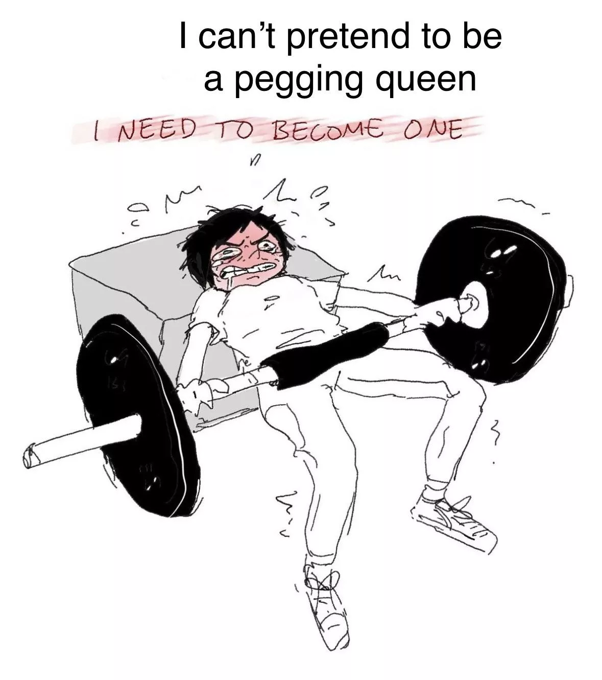 My gf trains hard to top me 🥰