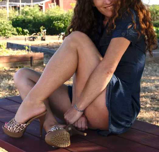 My leopard skin heels are just so fun!