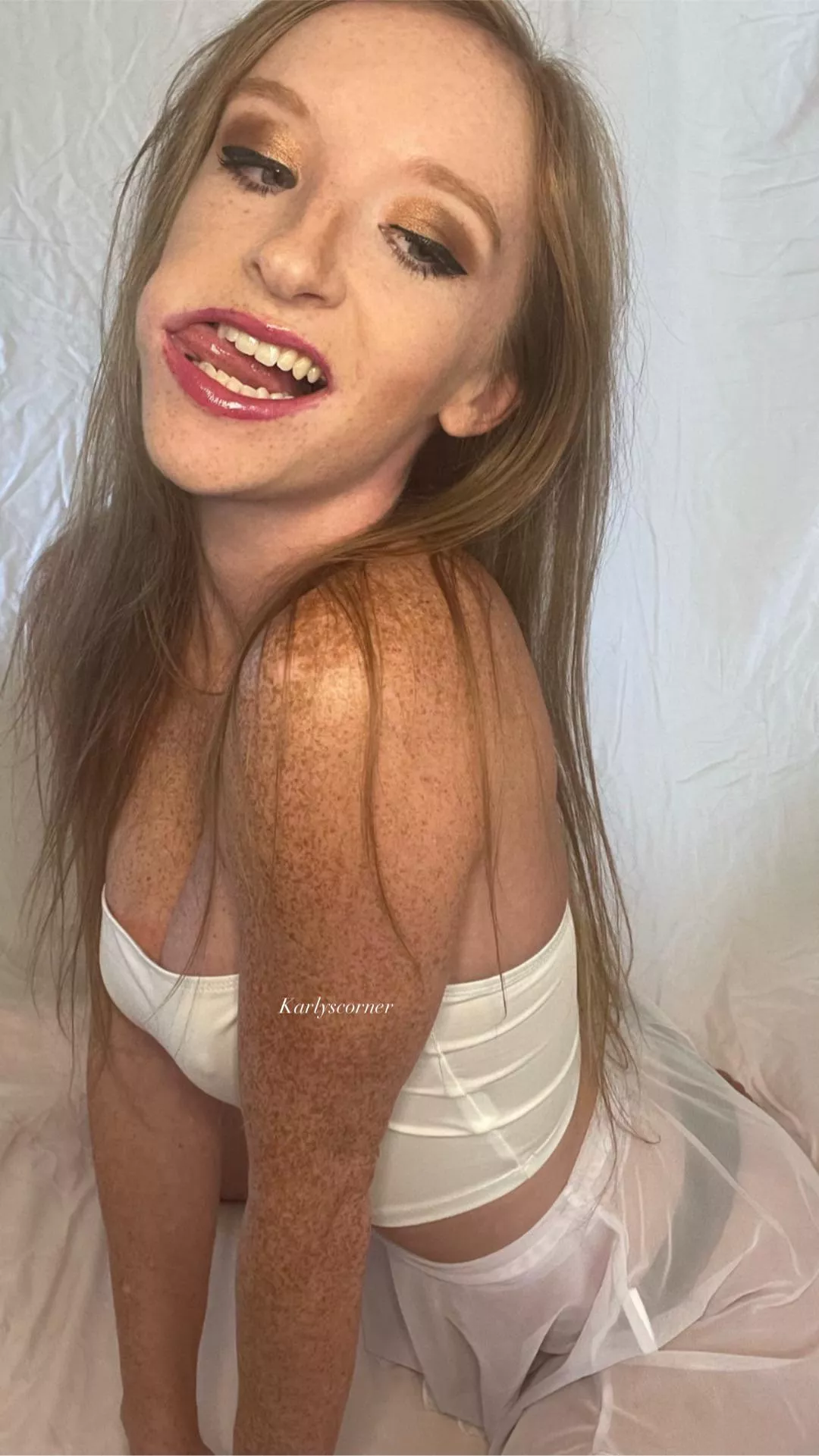 My makeups a little messed up..can you guess why?