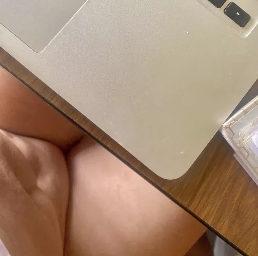 Oh no! Teacher Tess! No pants under the desk!