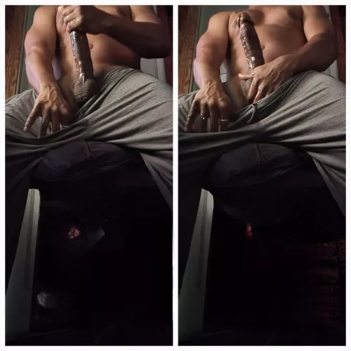 This dick of mine is way too heavy