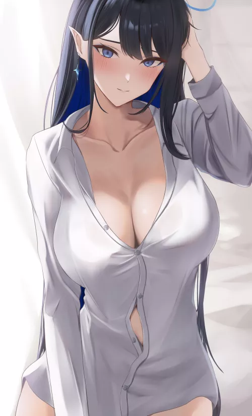 Waking Up With Rin (kAte) [Blue Archive] (X-post from r/animepointyears)