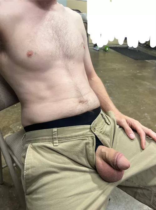 Want to feel it grow and see if you can still fit it?