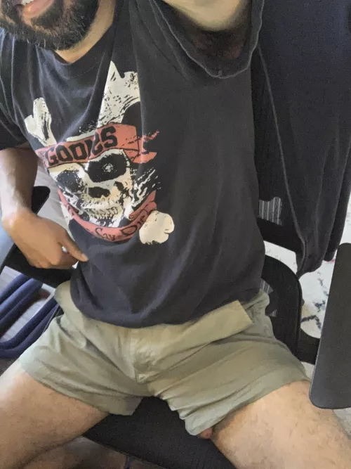 Warmer weather means shorter shorts 😉