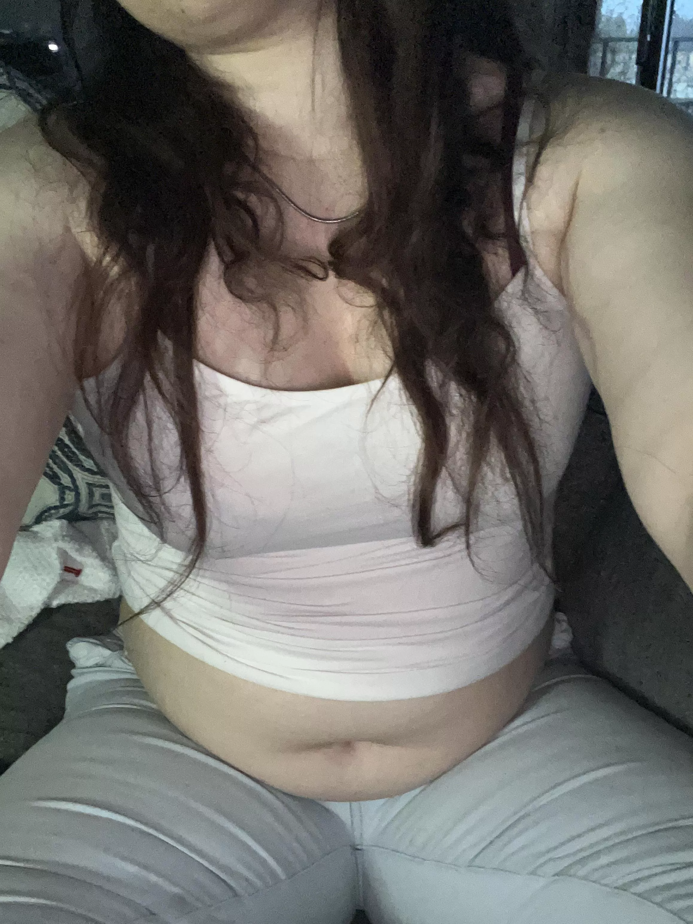 After a Lg pizza extra toppings 😫