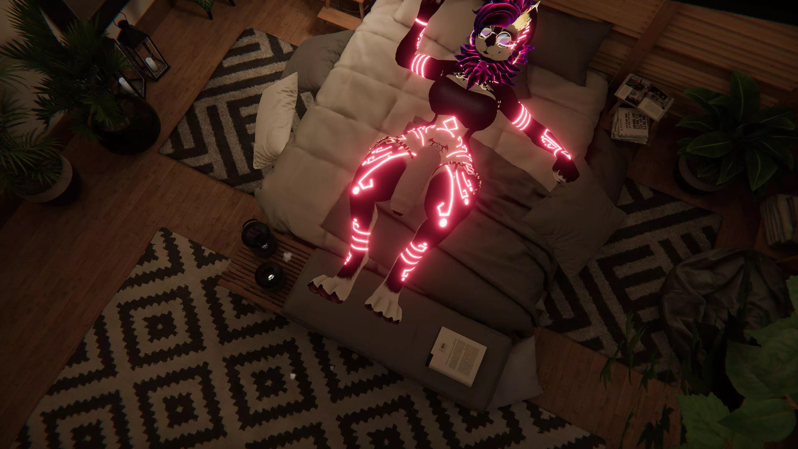 Ahh so sound asleep would be ashame if someone came a railed me in my sleep (photo taken by me in vrchat)