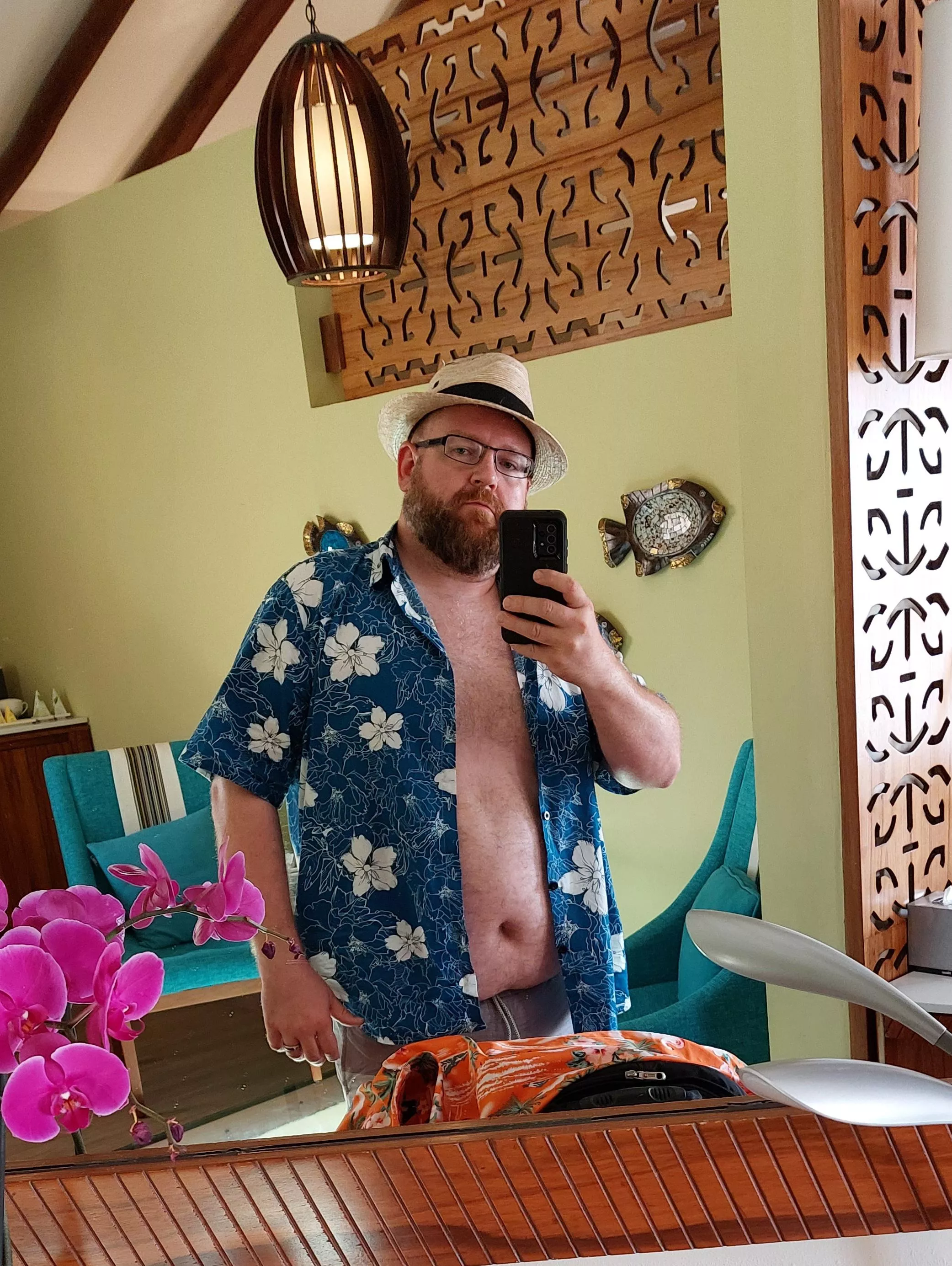 Back on my honeymoon, was feeling saucy