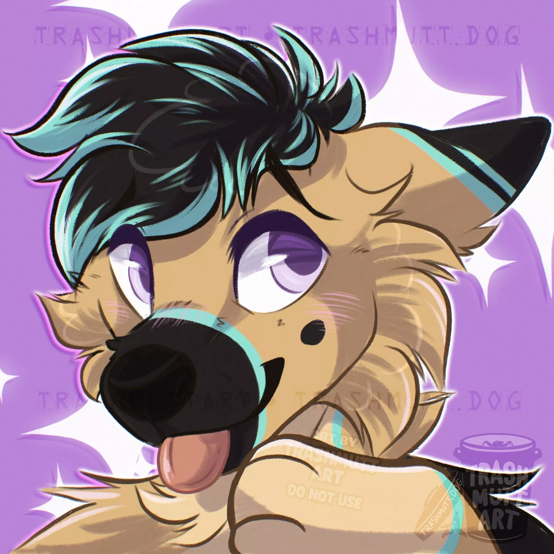 Cute G-Shep (art by me - TrashmuttArt on Twitter)
