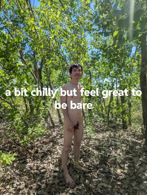 Enjoy the cloth free moment