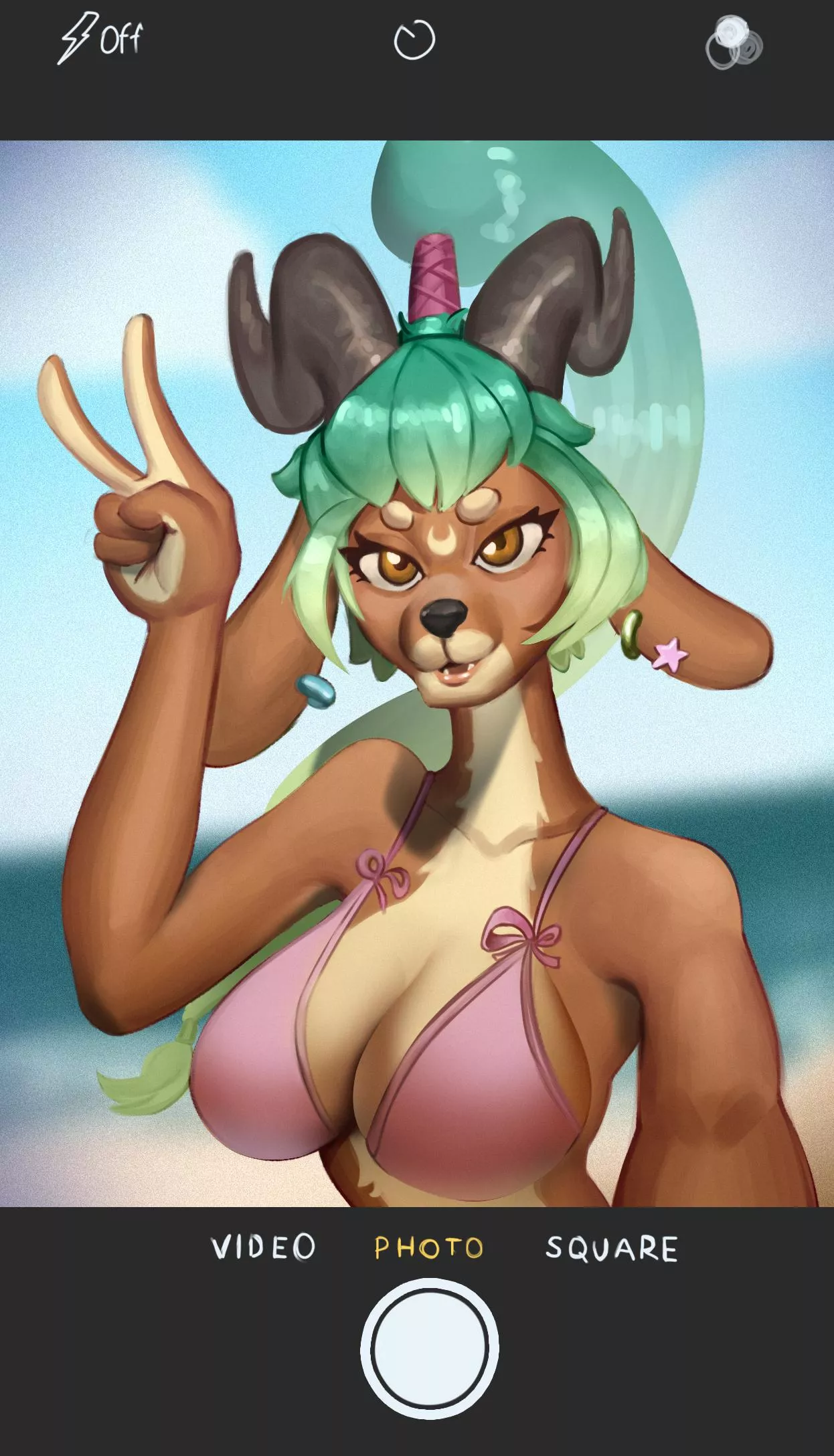 Here's my new OC, Lari. tell me what you think of her <3