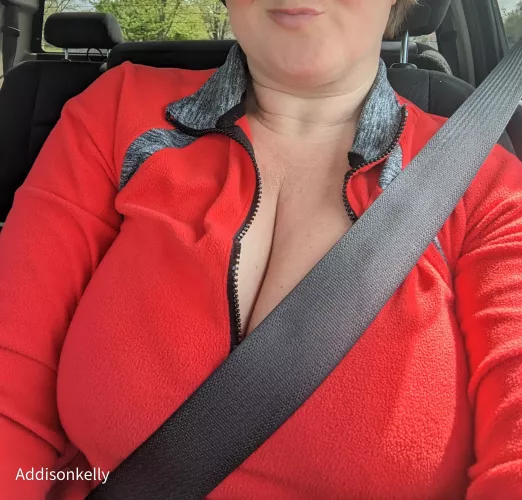 Hope the dad's in car line didn't peek into the truck today!