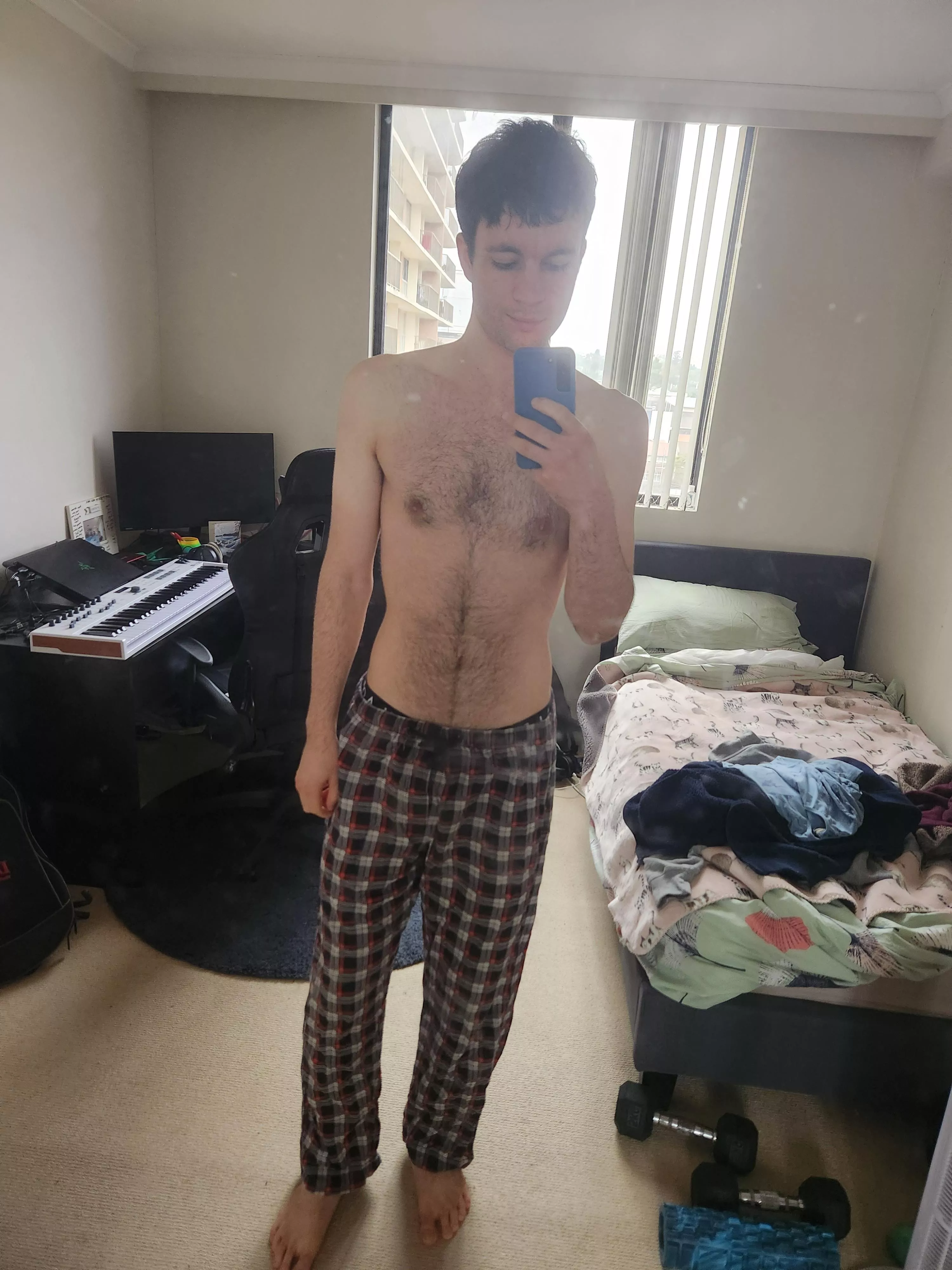 I may be skinny but I'm also lazy