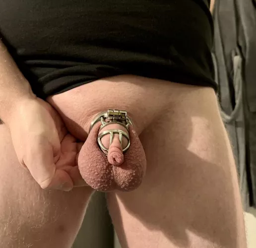 Incredibly horny locked sub