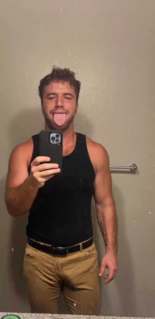 Love going commando and watching eyes glance down.