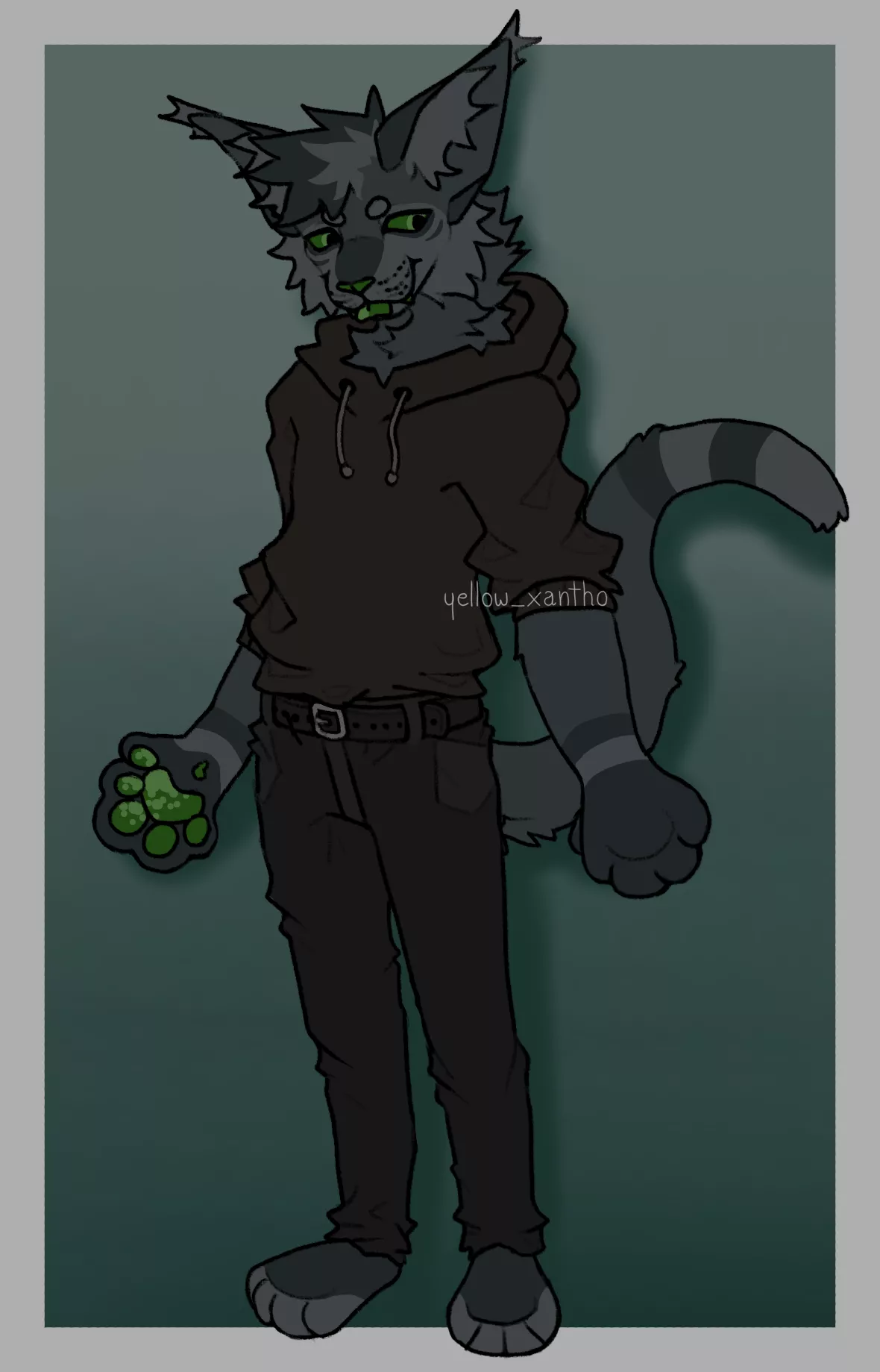 Made a fursona for my friend