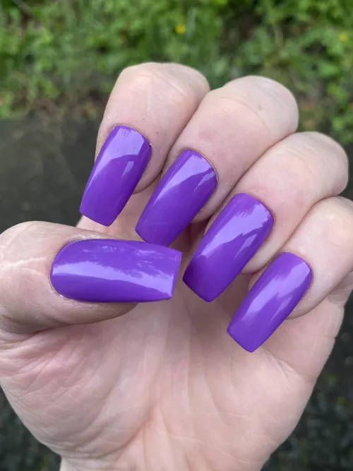 My new violet nails :)