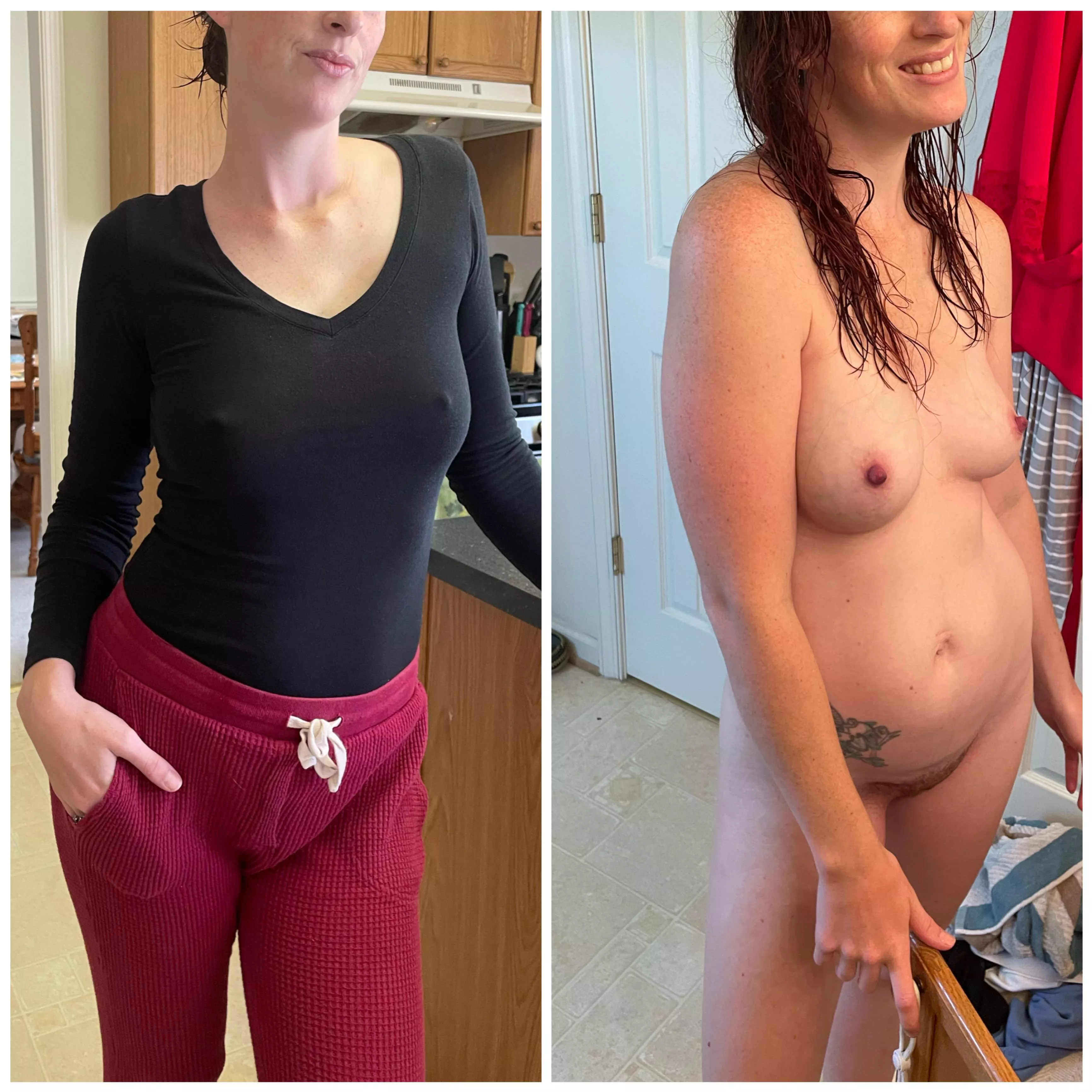 Normal mom by day. Naughty milf at night