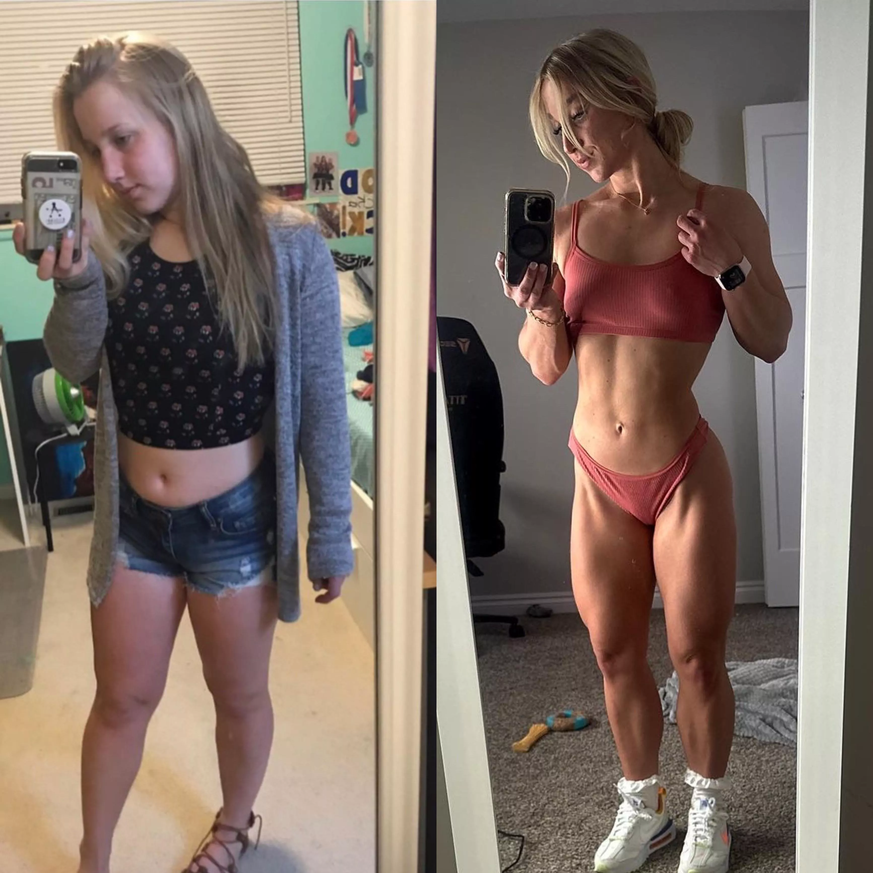 Same body weight, different shape 😟