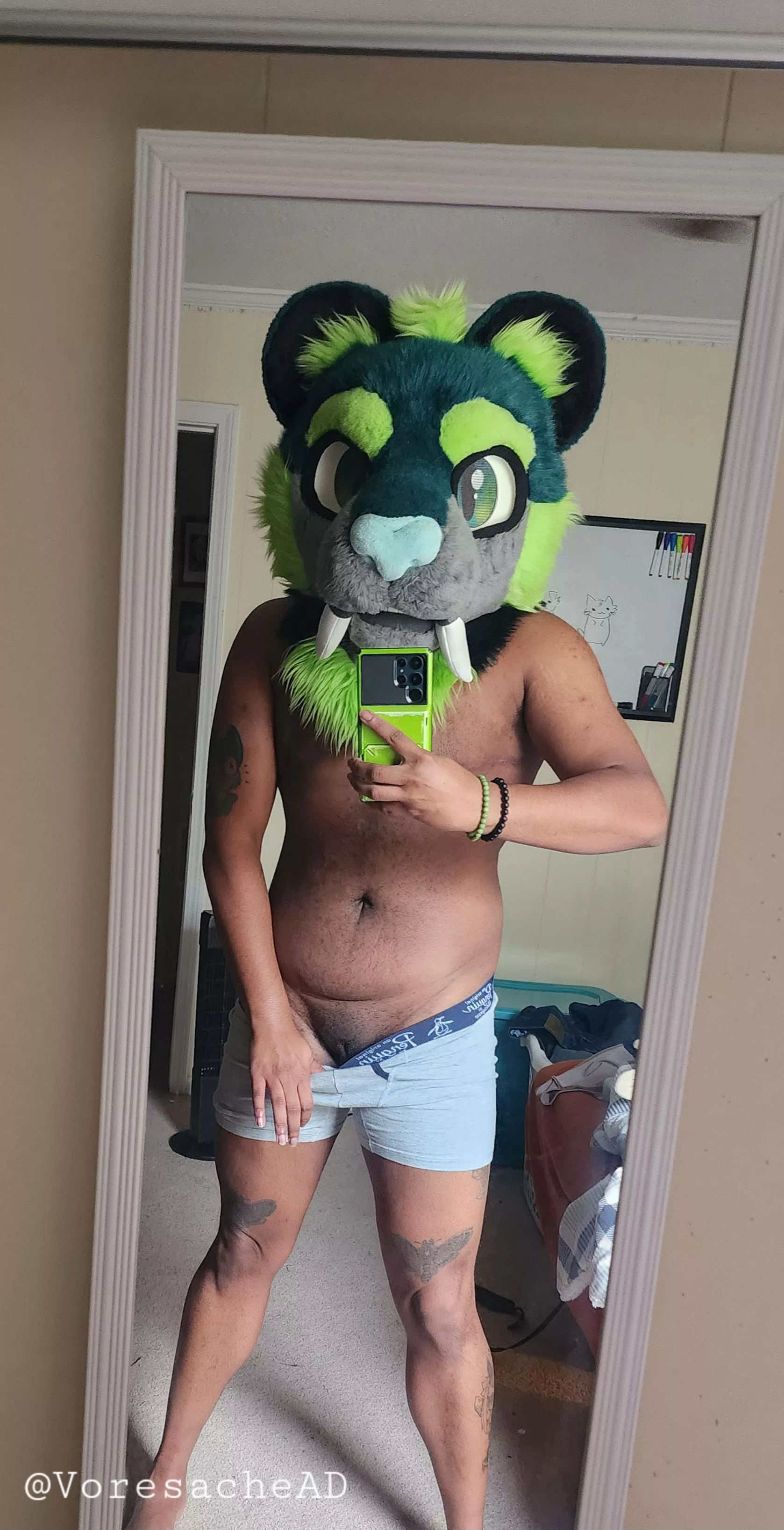 Thirst trap before work (he/him)