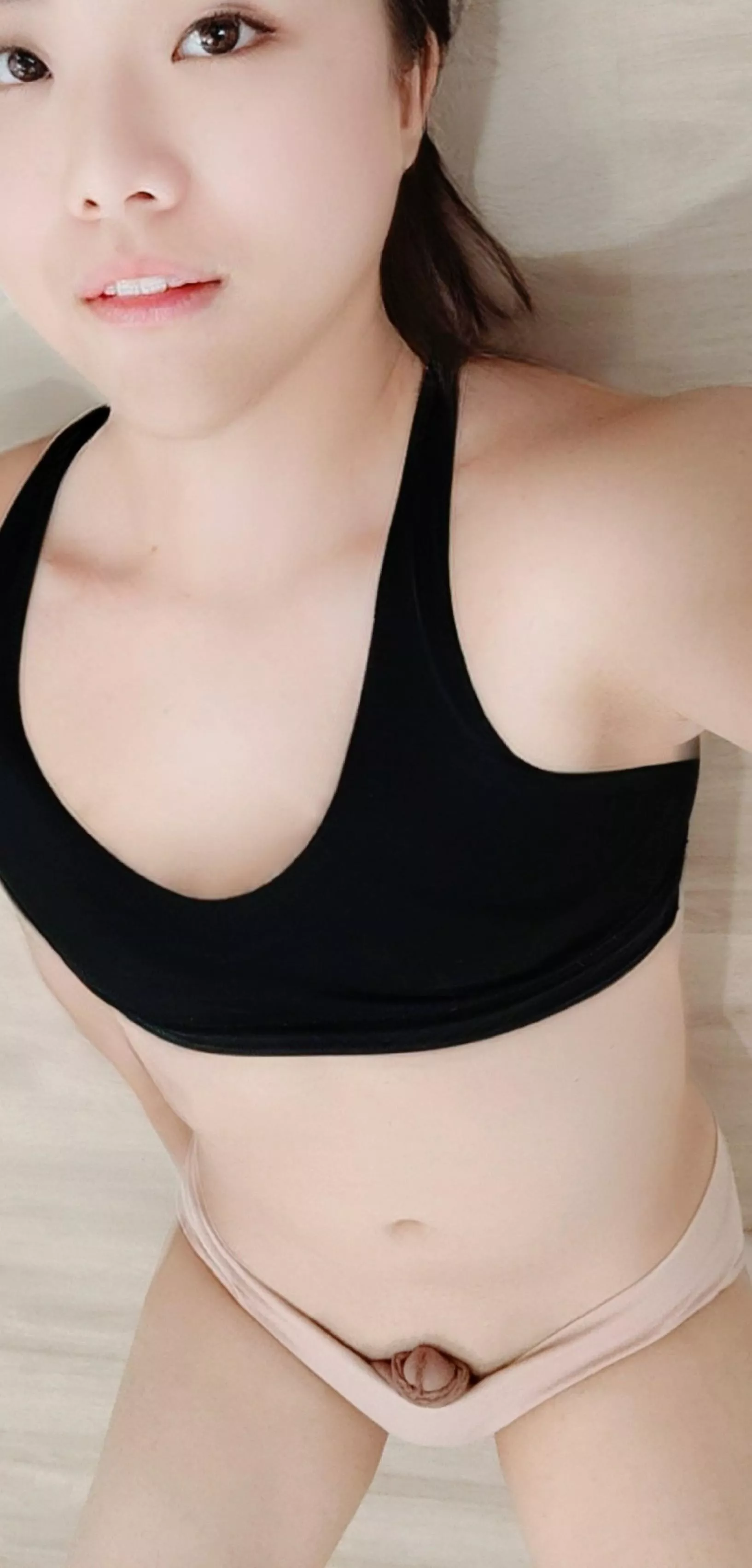 Touch me, probe me, taste my girl cock 🍌💦💦