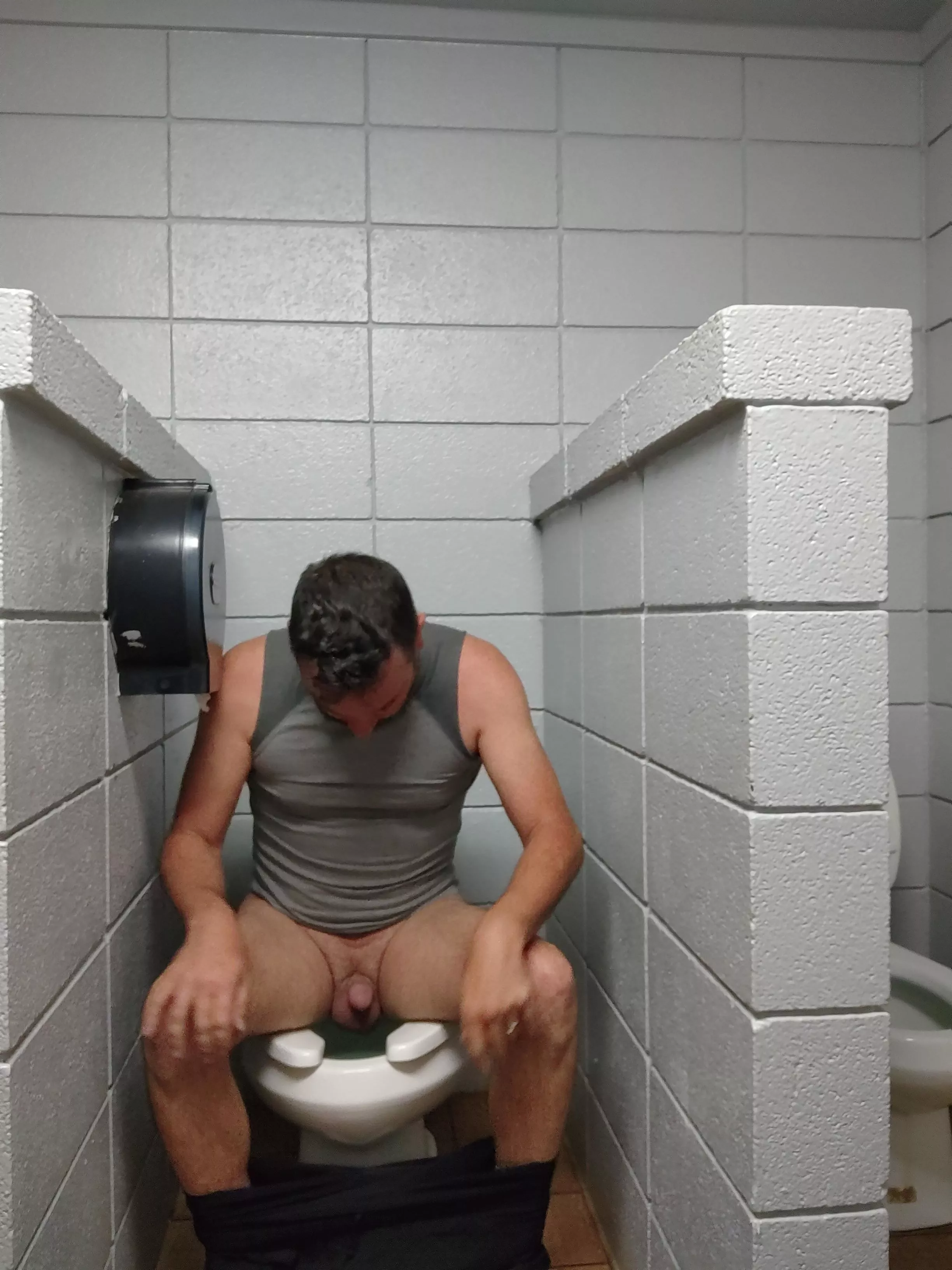 When nature calls...no where to hide