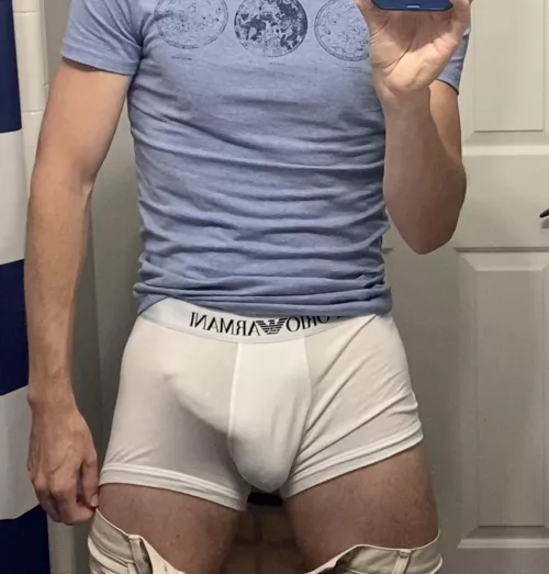 White trunks never disappoint