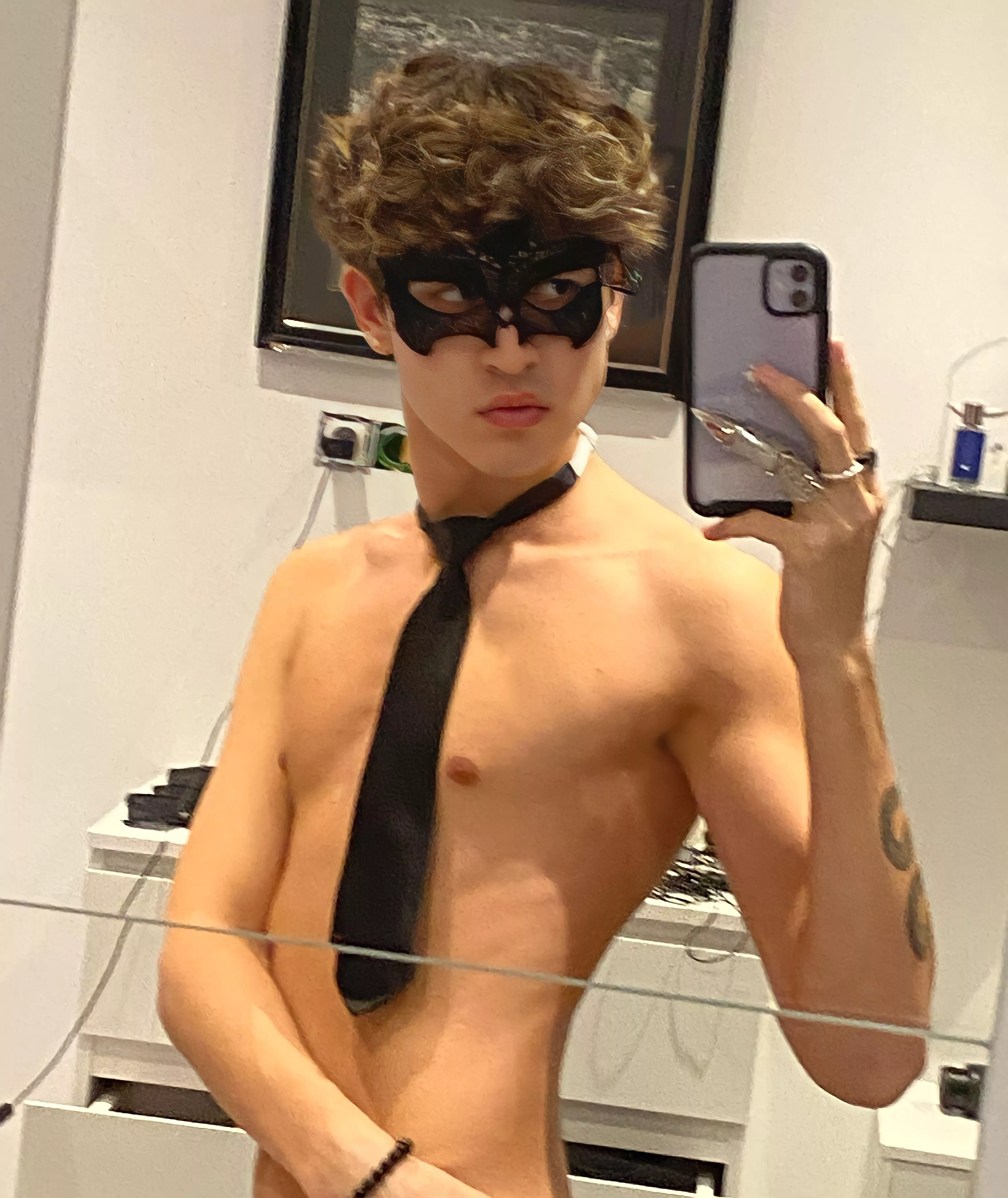 [19] you wanna see what’s under the mask? 😈