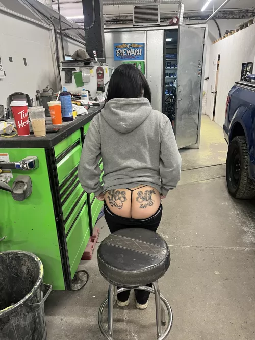 A quick flash at work!